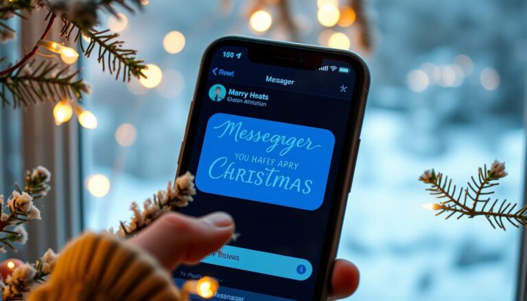 Życzenia bożonarodzeniowe na messenger